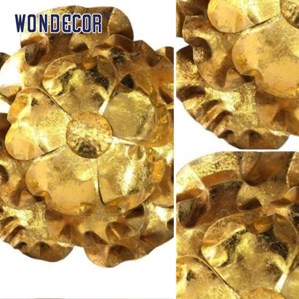 Большие помещенные цветы Металлические Скульптуры Скульптура на стене Погода