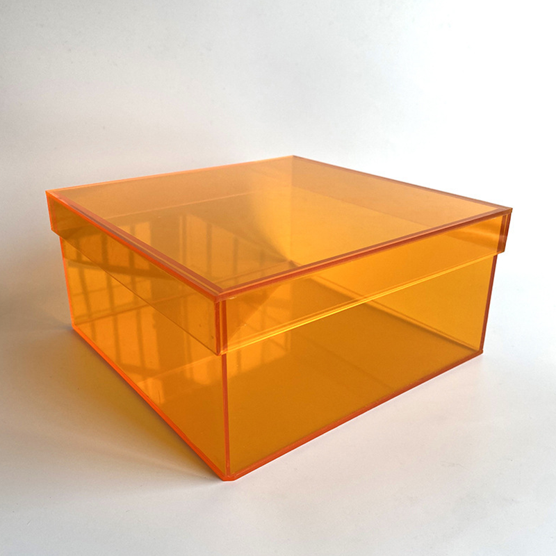 Custom Acrylic Gift Box With Lid Storage Display For Jewelry Accessories