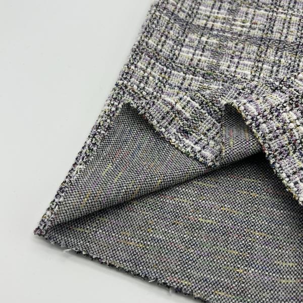 Medium GSM Knitting Jacquard Fabric Cotton Polyester Assorted  F02-088