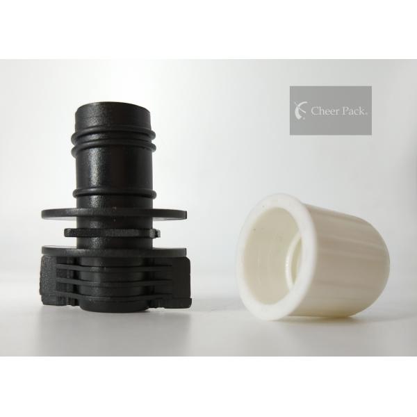 El casquillo y el tapón de tuerca plásticos grises del canalón del color 12m m para se levantan la bolsa