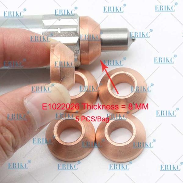 ERIKC Tapered Copper Sheet E1022026 Copper Shim Thickness 8mm 5PCS/Bag for Denso