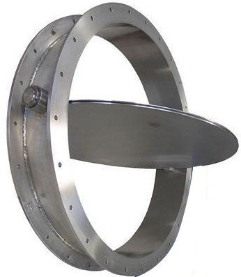 Flanged Ventilation Butterfly Valve Stainless Steel 1 1 2 Inch 14 Inch