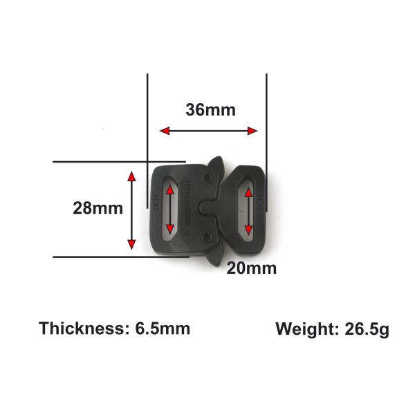 Tactical Waist Metal Belt Buckle For Military Webbing Belt / Casual Belt Buckle