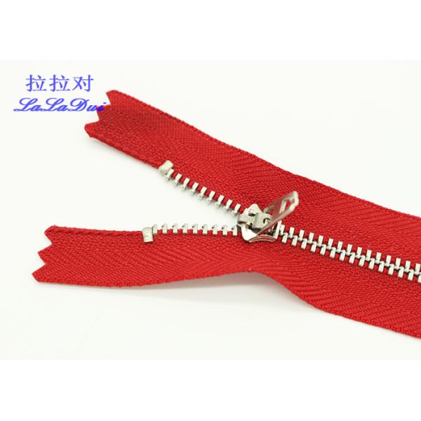 Nickel Y Type Teeth Lampo Jeans Metal Zipper Light Blue Polyester TapeYg Slider