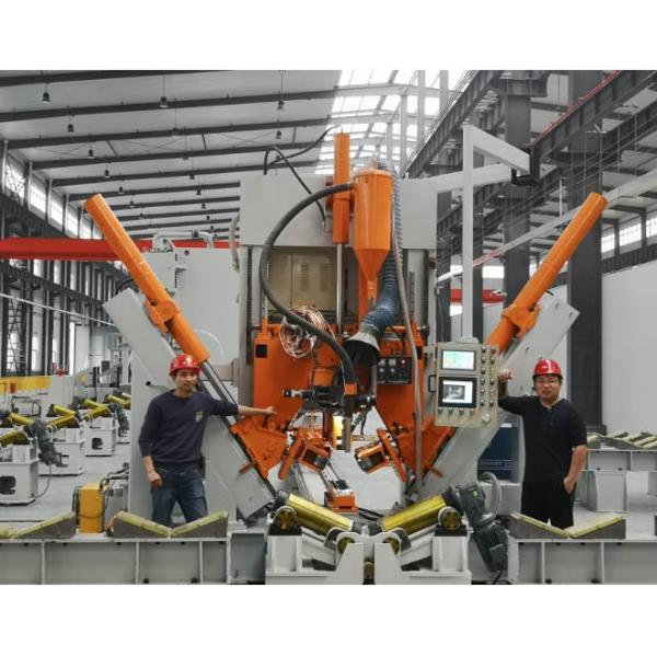 Light Pole Shut Welding Machine Model HM11000 For High Mast And Mono Pole