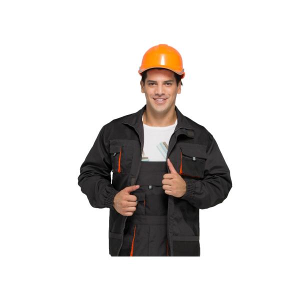 Canvas Classic Industrial Work Jackets Durable Anti Tear With Double Stitching