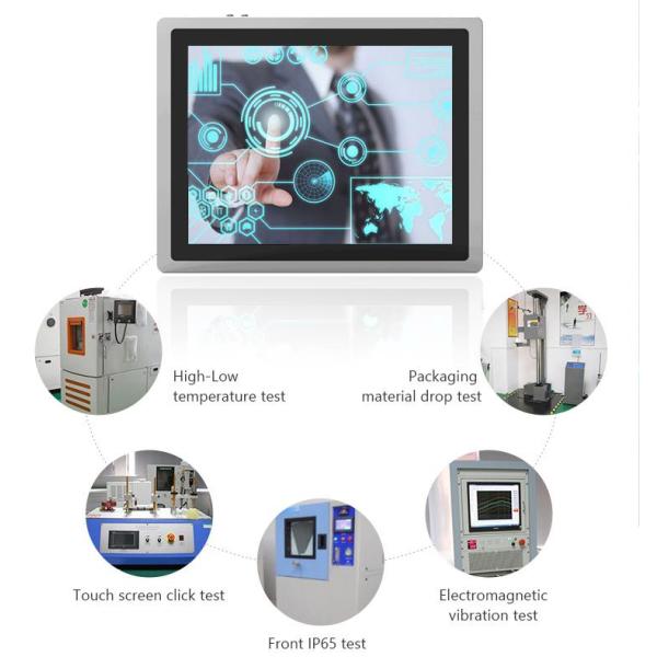 10.4 Inch Fanless Industrial Touch Screen PC Customized Waterproof Wall Mount Capacitive Touch Screen Panel Embedded All In One Pc