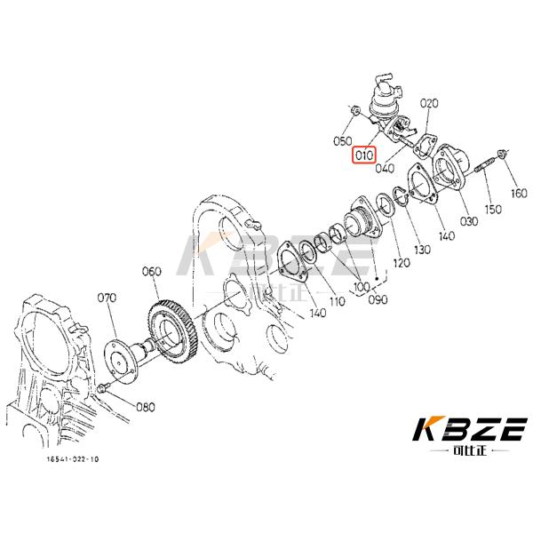 KBZE BRAND HIGH QUALITY FUEL TRANSFER PUMP 16541-52033 AR315J 1654152033 FOR KUBOTA M7030 M7580