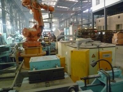 Grey 2000KG Electric Furnace For Aluminium Melting Holding Complete Combustion