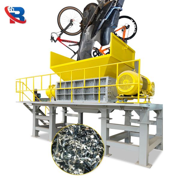 Double Shaft Shredder Machine Multi-Function Solid Waste Plastic Metal Wood Tire Shredder