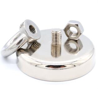 Rare Earth Neodymium Magnet with External Thread Pot Magnet Permanent Coating Magnet Epoxy