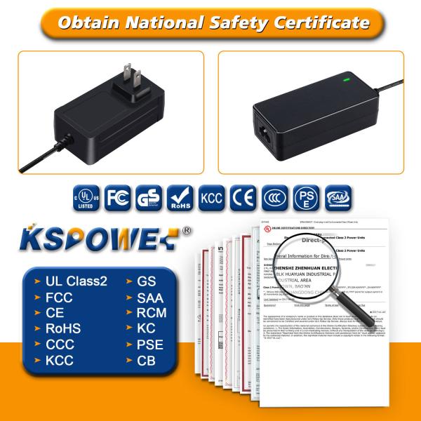 UL RoHS Certified Wall Power Adapter Desktop 48W 60W 96W 24V 2.5A AC DC Power Adapter