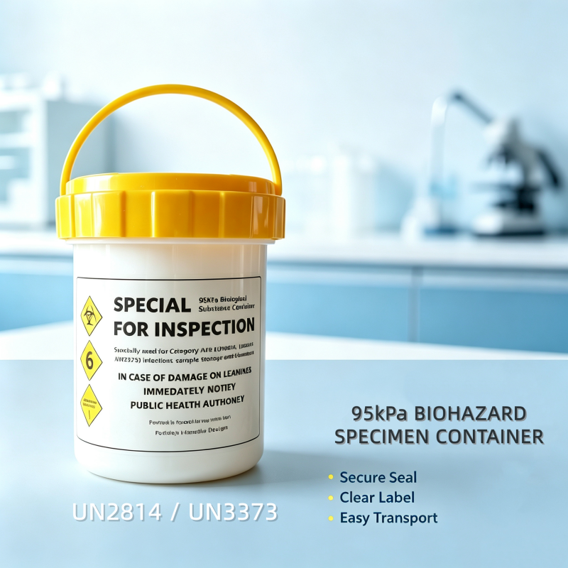 UN3373 Category B Specimen Transport Container Rigid Outer Box With Biohazard Label Compliance Set Secure Packaging Solution For Medical Samples