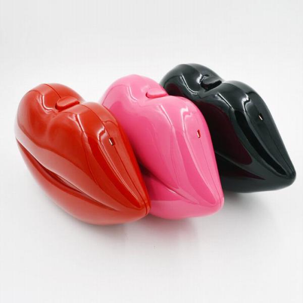 Trendy Stylish Adorable Makeup Acrylic Clutch Bag Lip Shaped As Cosmetic Bag
