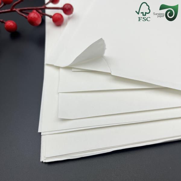 80gram 90gram White Food Safe Cones Paper For Ice Cream Wrapping 31 X 43inch Glossy Art Paper
