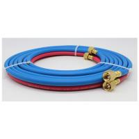 EPDM manguera de soldadura de goma del gemelo de Oxy/de Acet con las colocaciones rojas y azules