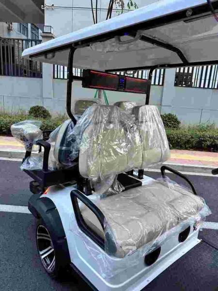 High Degree Electric Golf Cart E 3 Wheel 4 Wheel Drive Lifted Street Legal Club Golf Cart Roof