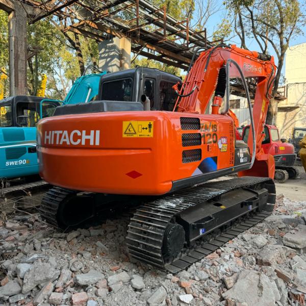 Preço acessível ORIGINAL Hitachi ZX120 Excavator Economia de energia e adequado para esmagamento
