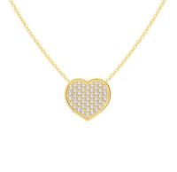 Collier à la chaîne de 18 pouces en diamants 925 argenté pour femme