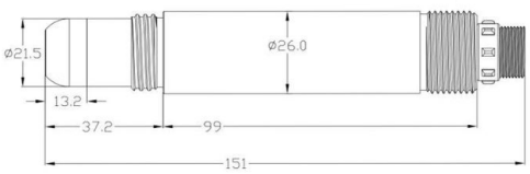 Dissolved Oxygen Sensor For Industrial Water Quality Testing With Accuracy 1%