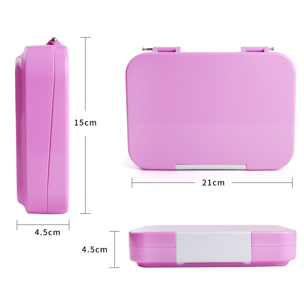 Kids Children Lunch Box with Large Capacity and Portable PP Material