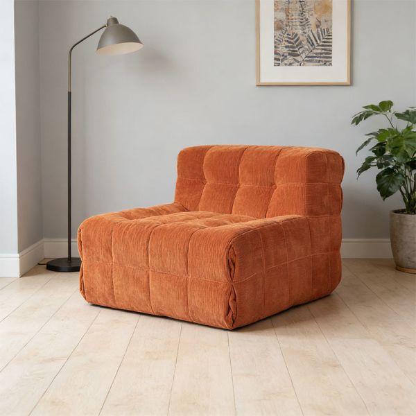 Livingroom Modern Boucle Fabric Compressed Sofa Chair Compression Single Sofa Vacuum Compressed Furniture