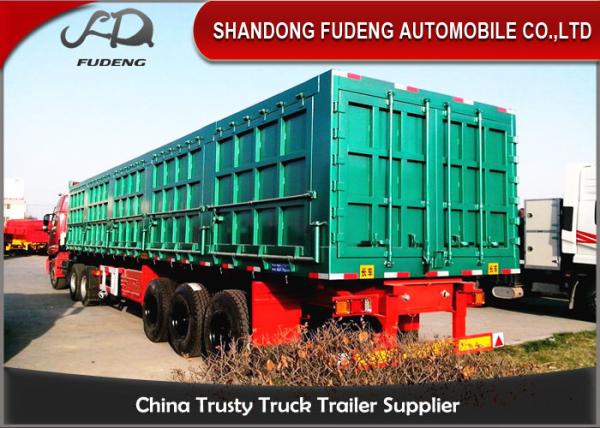 45 Tons Side Wall Semi Trailer For Animal Transportation 3X13T Axles