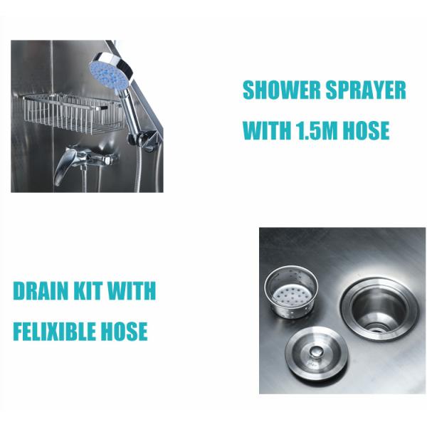 Всеобщее изготовление на заказ ушатов холить промывного бака собаки нержавеющей стали/собаки доступное