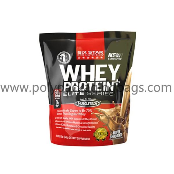 Food Grade Plastic Miniature Ziplock Bags For Whey Protein Package