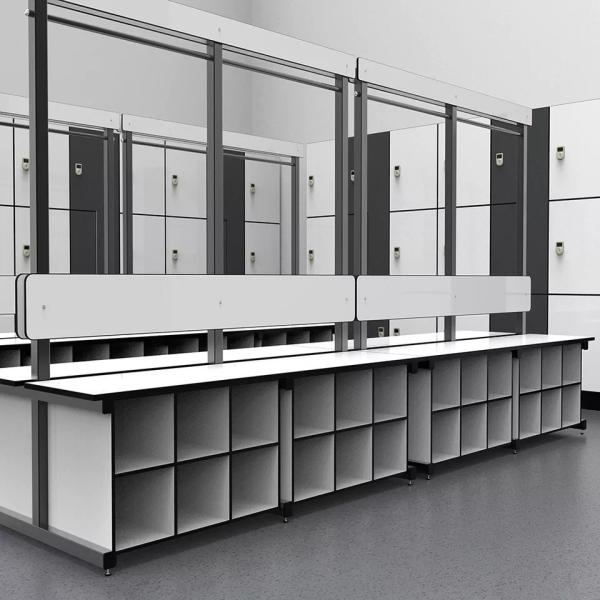 Kindergarten Workplace Lab Cupboards Wooden Furniture Digital HPL Lockers