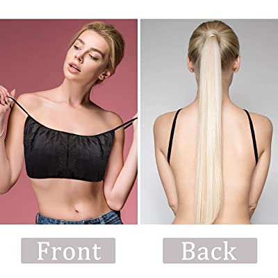 S&J Women Sexy Bra Disposable bra and panties SJ Manufacturer OEM Wholesale Disposable Black Shoulder Straps Bra for Spa Massage