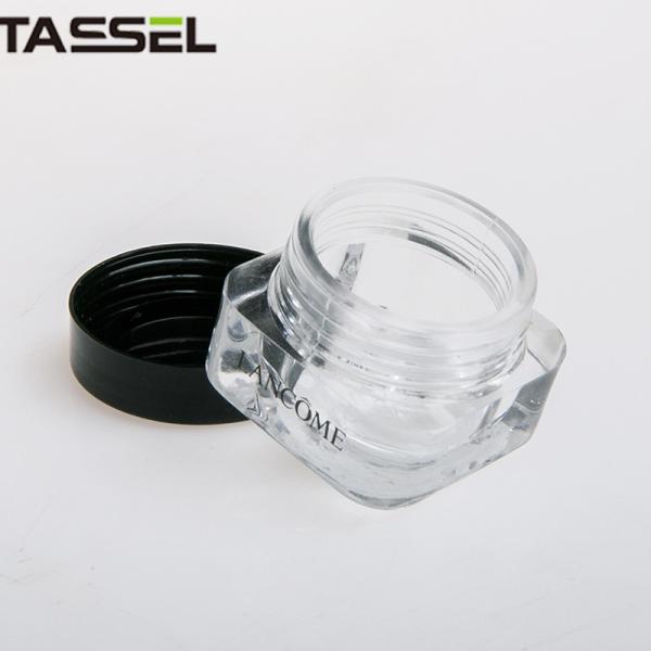 PMMA 5g Plastic Cosmetic Jars Plastic Makeup Jars Screw Sealing Type