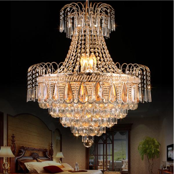 Luxury modern chandeliers high quality hanging decorative crystal lighting chandeliers pendant lights