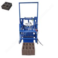 Máquina portátil para hacer ladrillos de concreto de arcilla Diésel Nuevo diseño 4.8kw Máquina de ladrillos de ceniza voladora