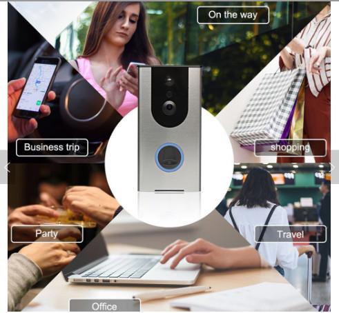 amazon hotsale outdoor household IP low power Wireless 1mp 720p Video phone camera wifi smart doorbell