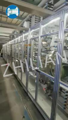 High Speed Fully Automatic Baby Diaper Machine T Type