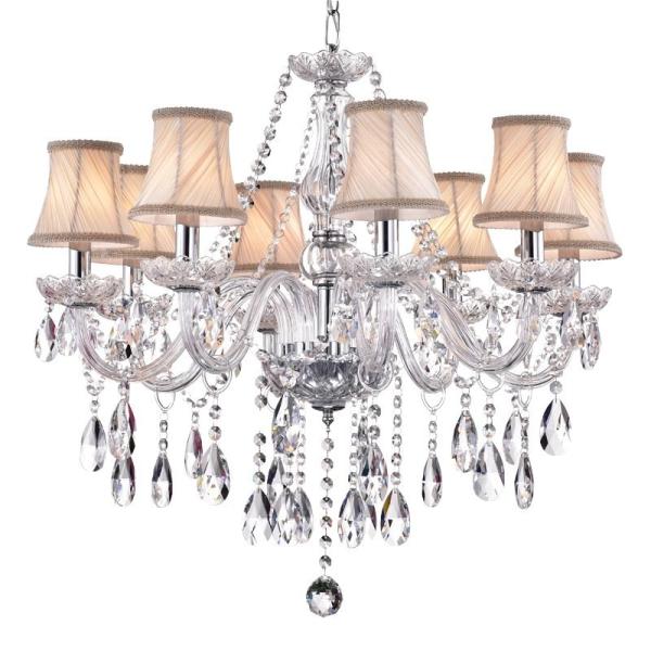 Transparent crystal chandelier light fixtures manufacturers （WH-CY-53)