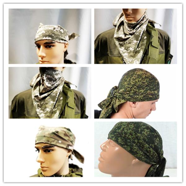 Camouflage Outdoor Hunting Gear Cotton Triangle Bandana Riding Sun Protection