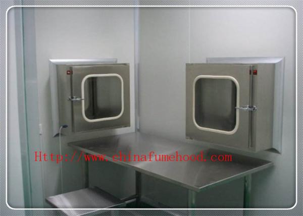 Hospital Portable Clean Pass Box , Antirust Pass Box For Microbiology Lab