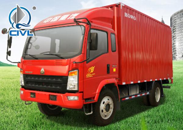 Light Duty Commercial Box Truck 6.50R16 Radius Tires WLY 525 Transmission cargo truck