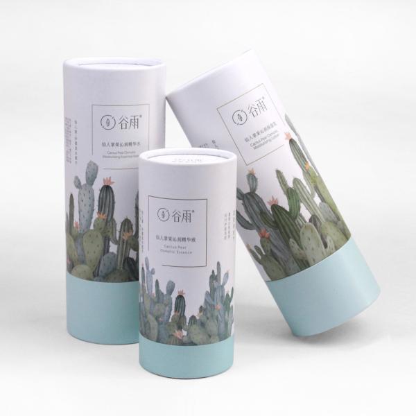 Innovative Round Cardboard Cosmetic Box With Custom Design Color Packaging Skincare Product Wholesale Near Me