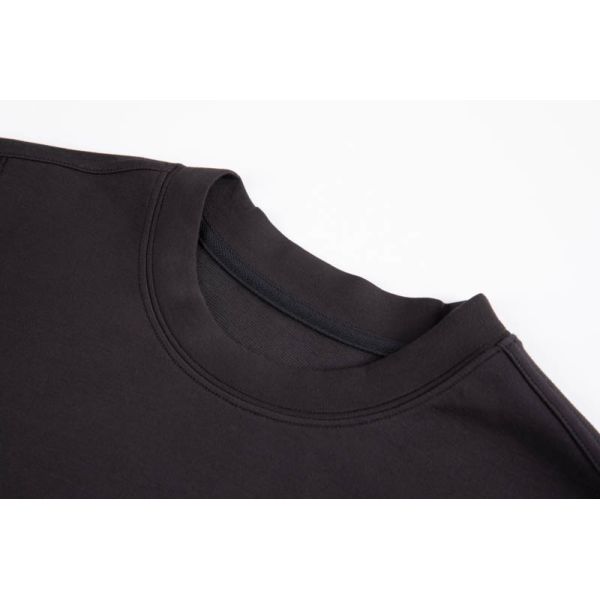 Light Stretch Mens Classic Crewneck Sweatshirts Minimalist Long Sleeve Pullover