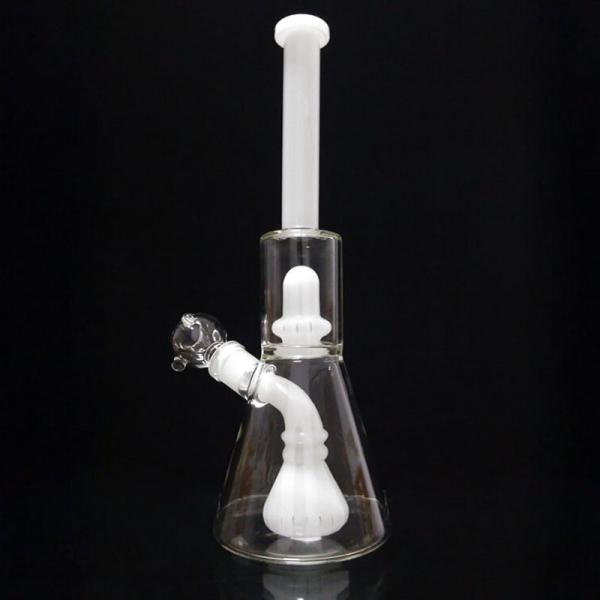 Heady Unique Scientific Glass Bong With 18mm Bowl Perc Glass Water Pipe