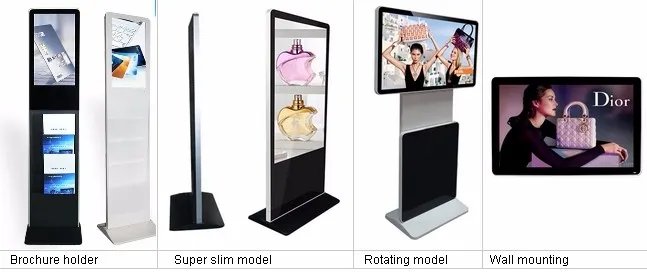 55 Inch Android Digital Signage Kiosk with 400CD/M² Brightness