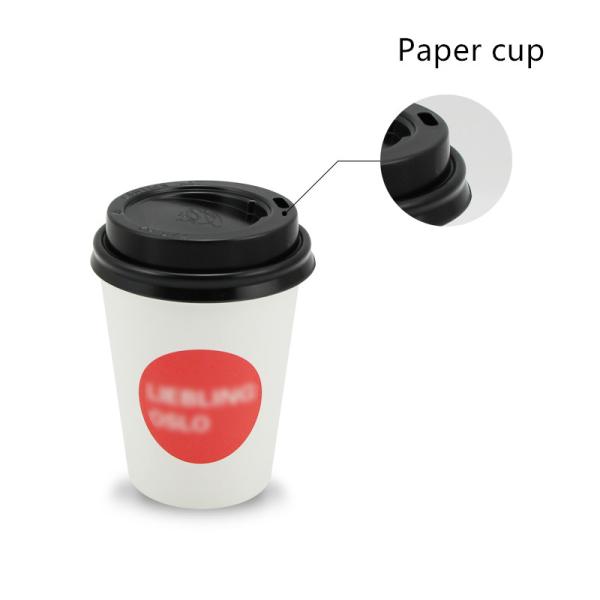 Le PLA compostable a rayé les tasses en bambou de boissons de papier de la fibre 280gsm
