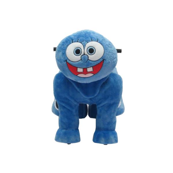 Manufacturers wholesale plush electric toy car / stuffed animal toy car / playground rides