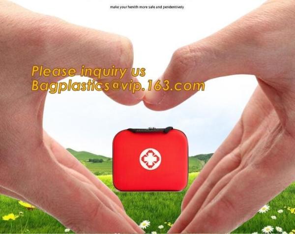 emergency Medical Bag first aid pack mini,Family pack PE first aid adhesive bandage PE wound plaster waterproof PE band