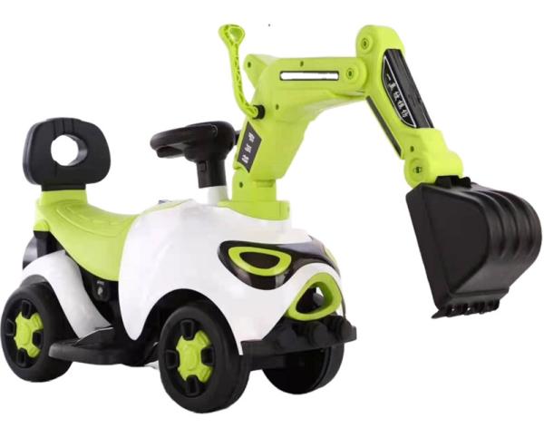 Children's Plastic Electric Excavator Outdoor Car With Battery Toy Car Motor 6V380*1