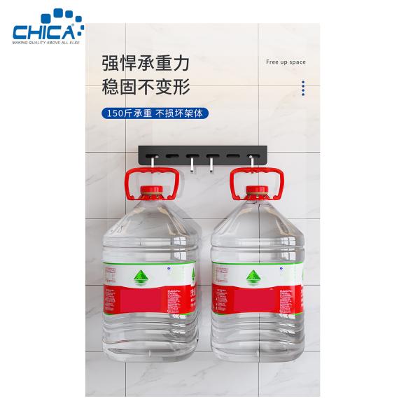 Wall Mounted Multifunction Kitchen Organizer Kitchen DIY Storage Kitchen Hang shelf