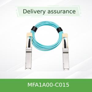 Ethernet de 100GbE QSFP LSZH Mellanox AOC telegrafía MFA1A00-C015 el 15m